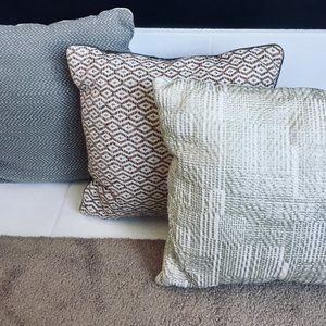 Target Neutral Toned Throw Pillows